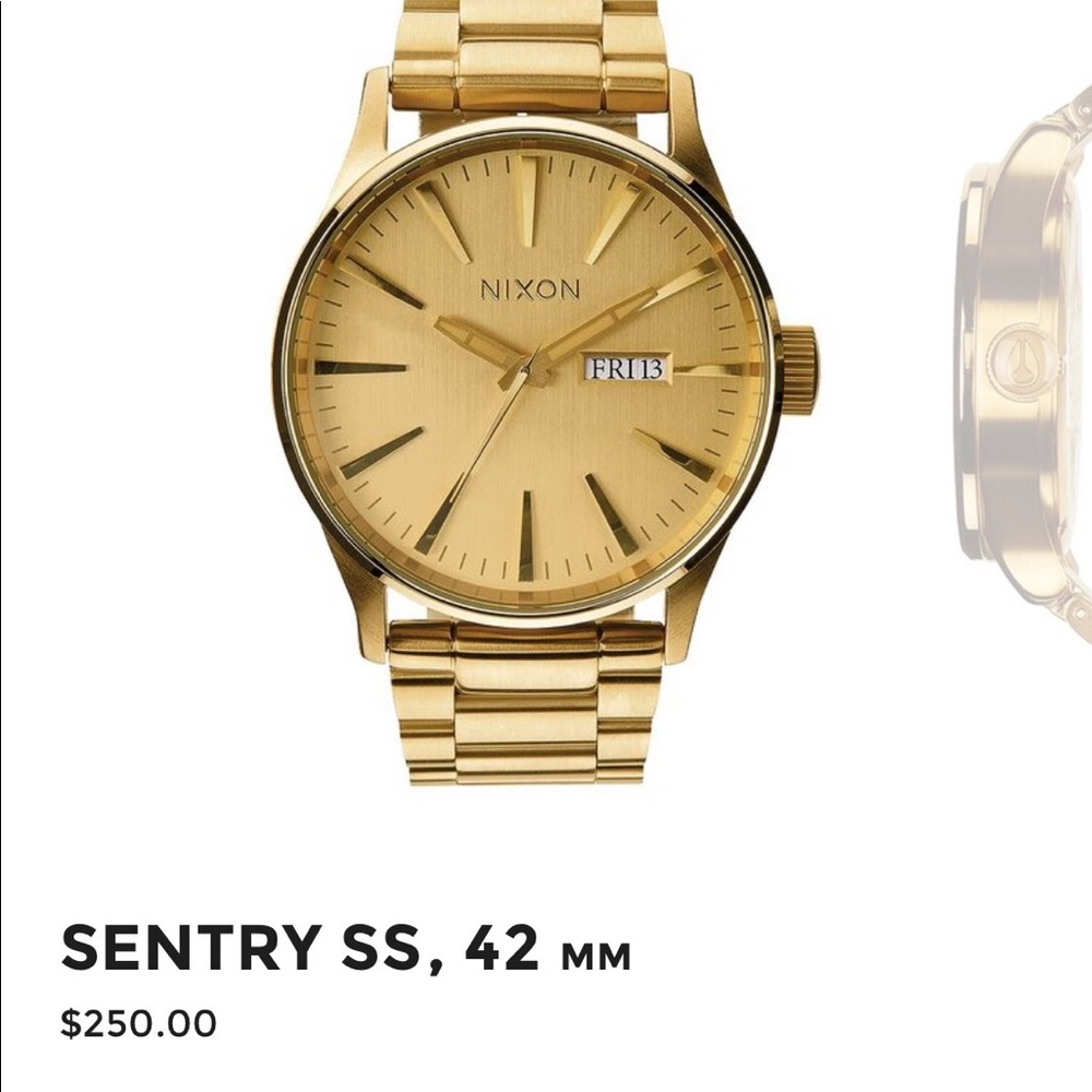 Men’s Nixon All Gold Watch!